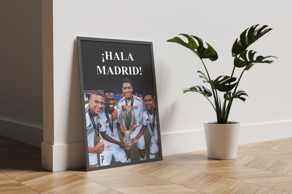 Постер Реал Мадрид "HALA MADRID"