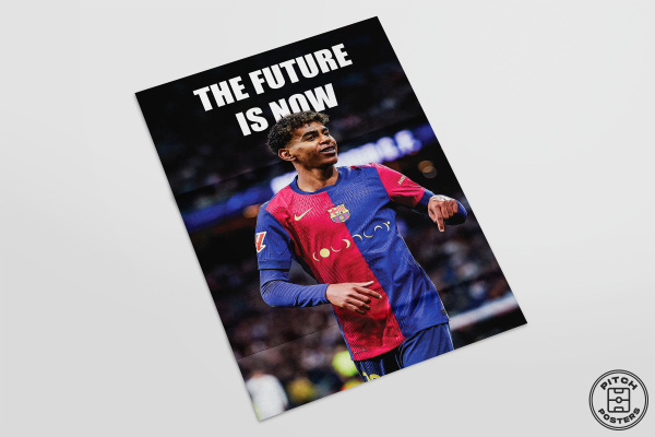 Постер Барселона "THE FUTURE IS NOW" - Image 3
