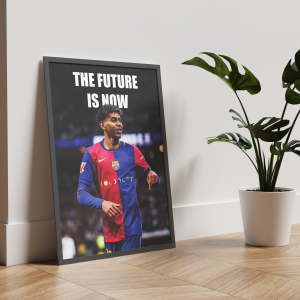 Постер Барселона "THE FUTURE IS NOW"