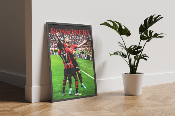 Постер Милан "ROSSONERI"