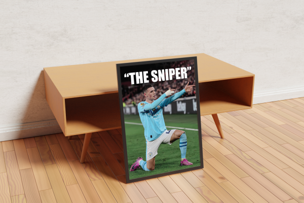 Постер Манчестър Сити "THE SNIPER" - Image 2
