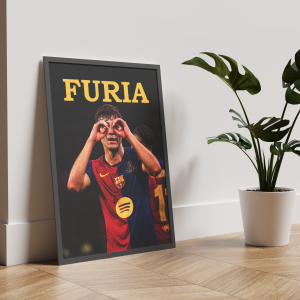 Постер Педри "FURIA"